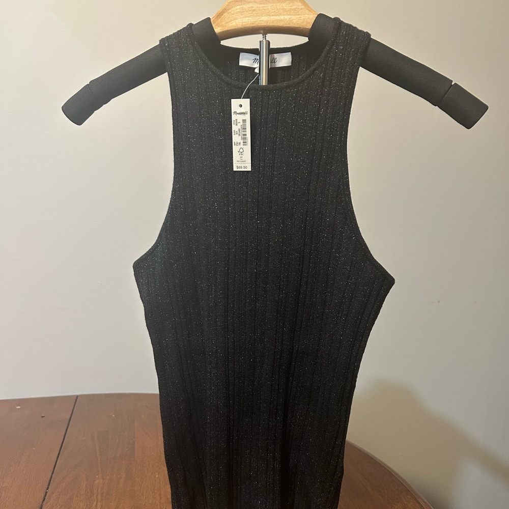 NWT MADEWELL Ladies Dress Sparkly Tank Knit Top Size Small